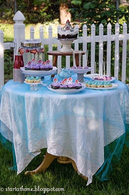 Fun Little Mermaid Party Ideas for a Kid Birthday - Start at Home Decor