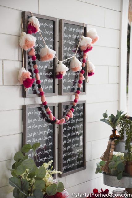 Easy Farmhouse Valentine Decor (with Printable) - Start at Home Decor