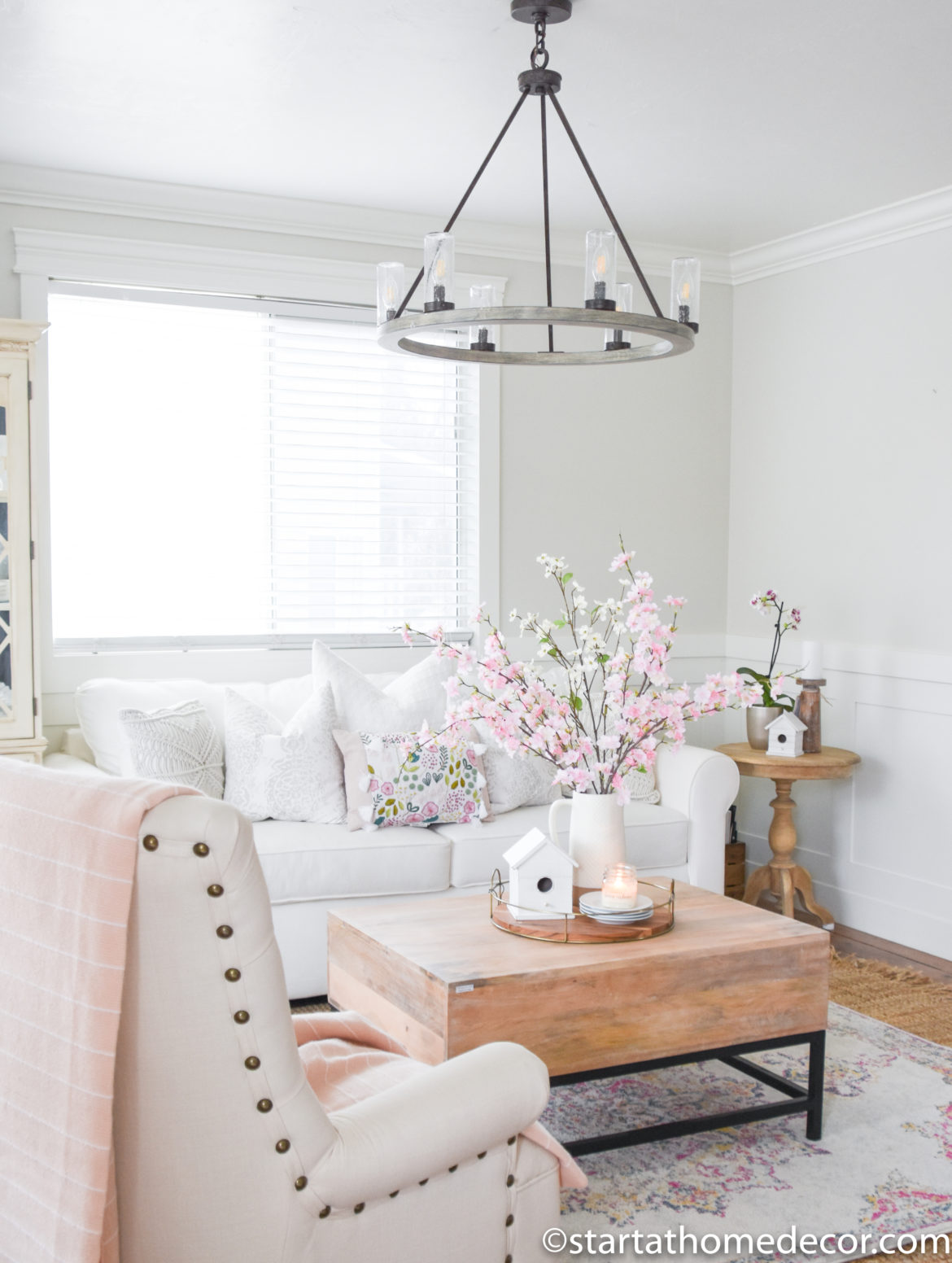 How to Add Easy Farmhouse Spring Decor on a Budget - Brooke Nicole Larsen