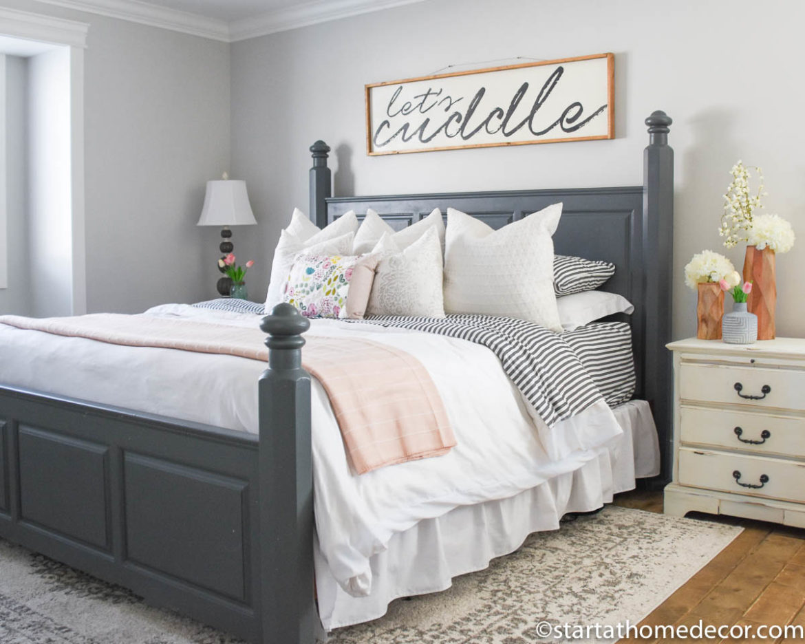 How to Add Easy Farmhouse Spring Decor on a Budget - Brooke Nicole Larsen