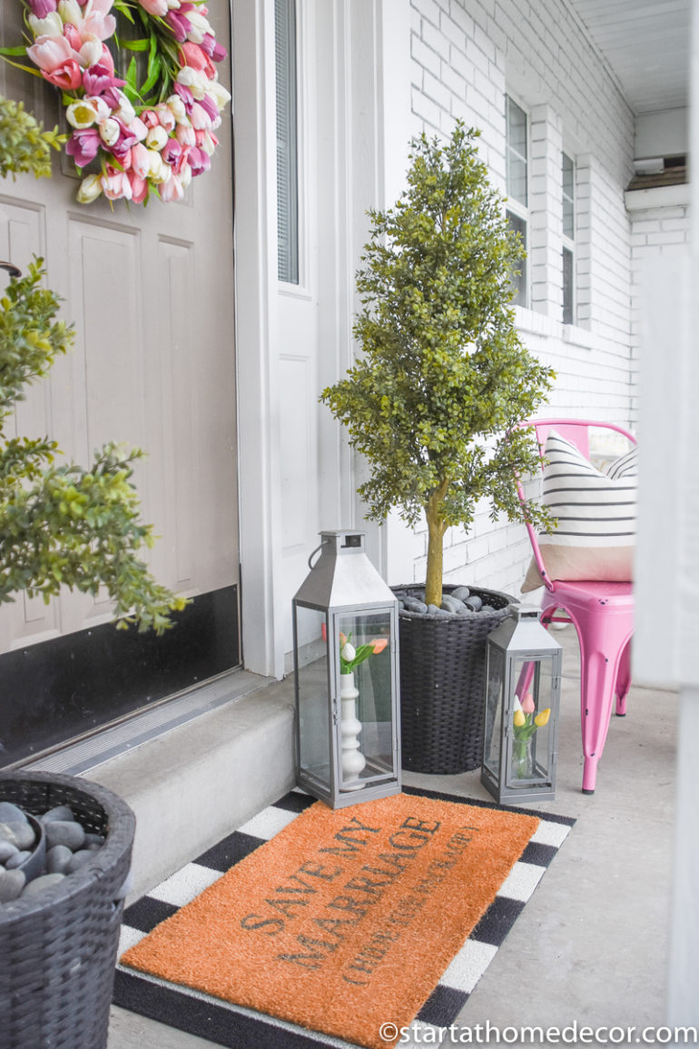How to Add Easy Farmhouse Spring Decor on a Budget - Brooke Nicole Larsen