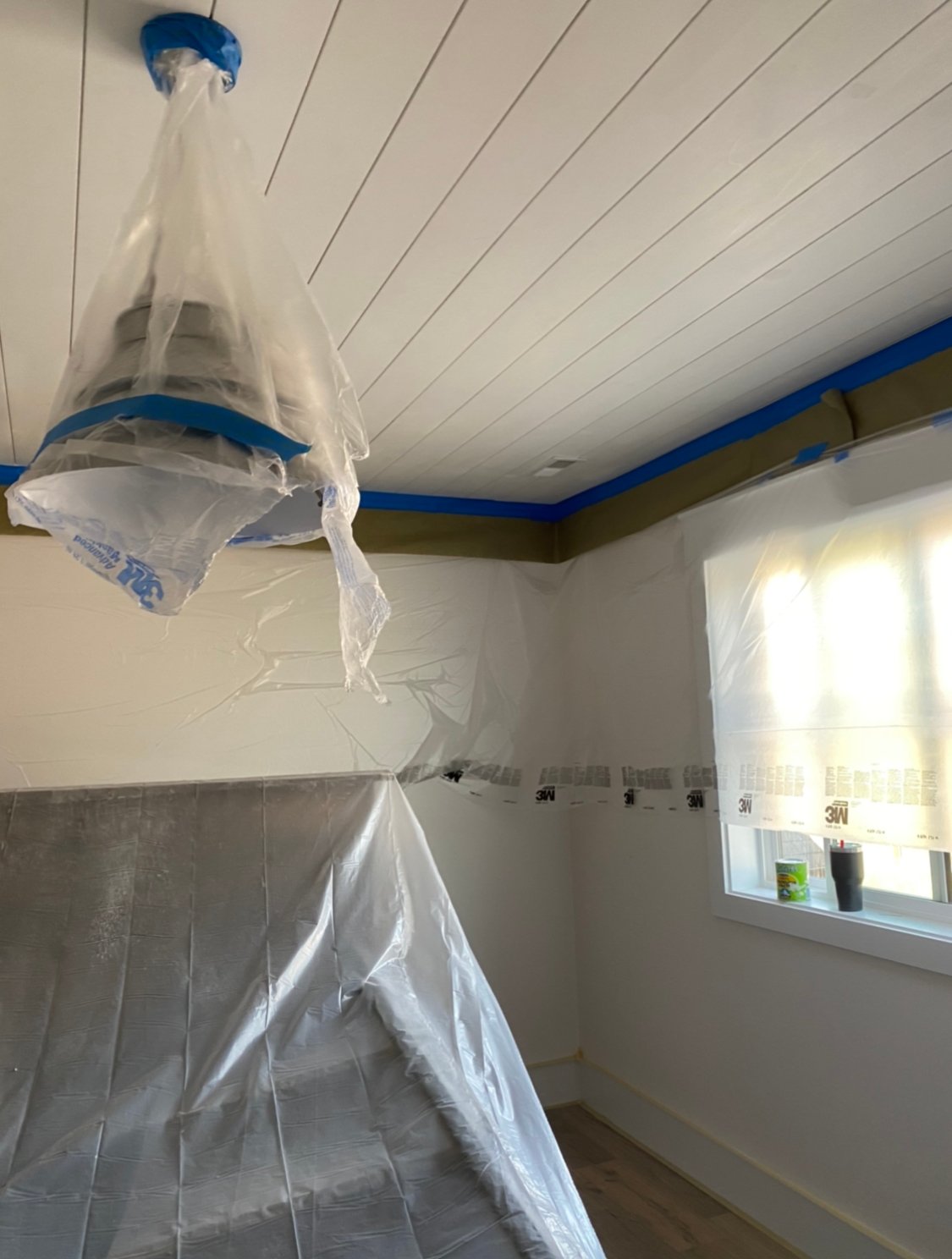 How to Install a Stunning Shiplap Ceiling Start at Home Decor