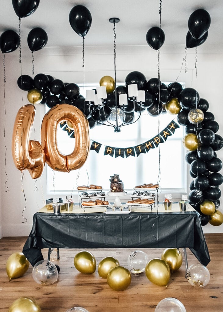 A Special 40th Birthday Party for Him! - Start at Home Decor