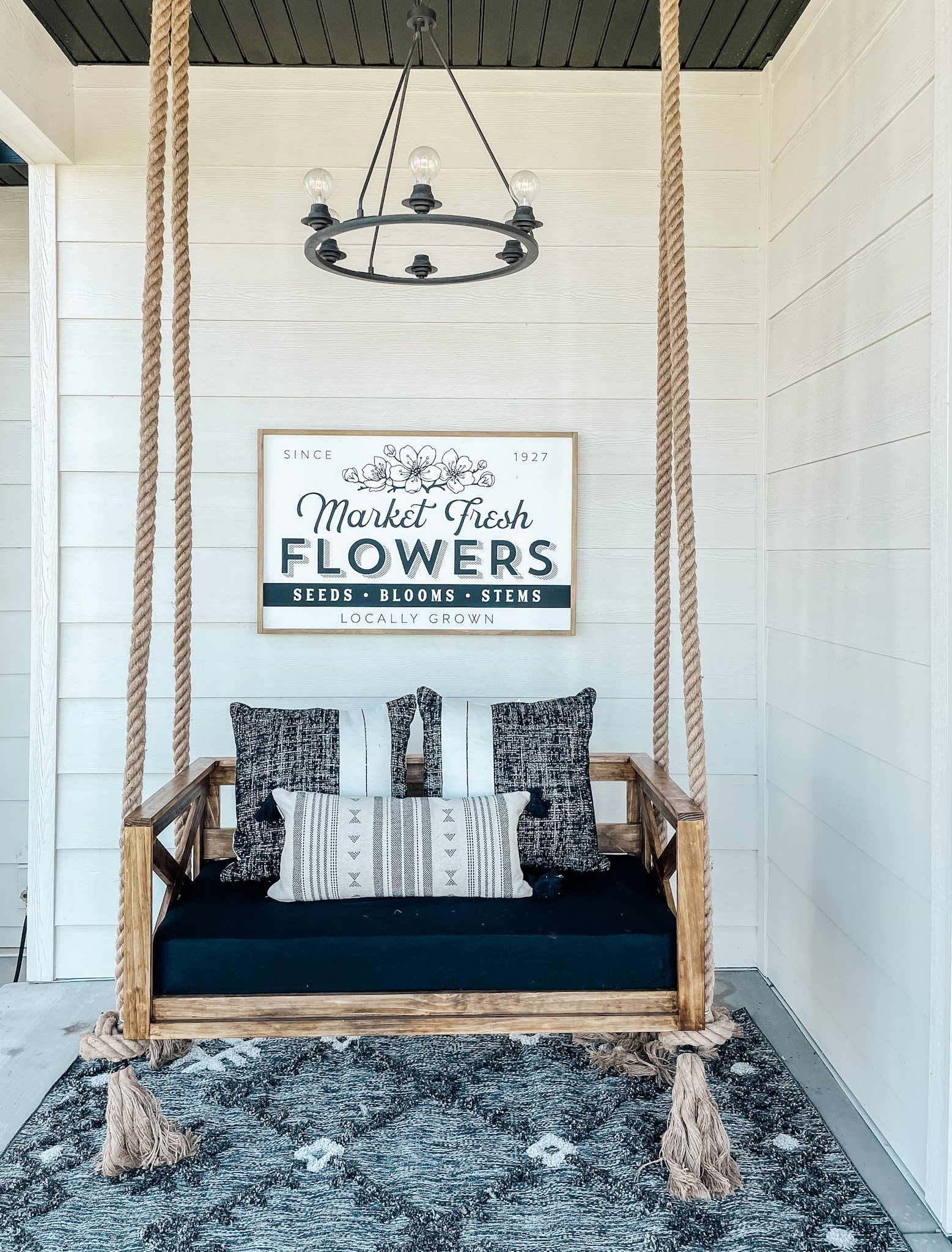 Easily Build a DIY Porch Swing with a Crib Mattress Start at Home Decor