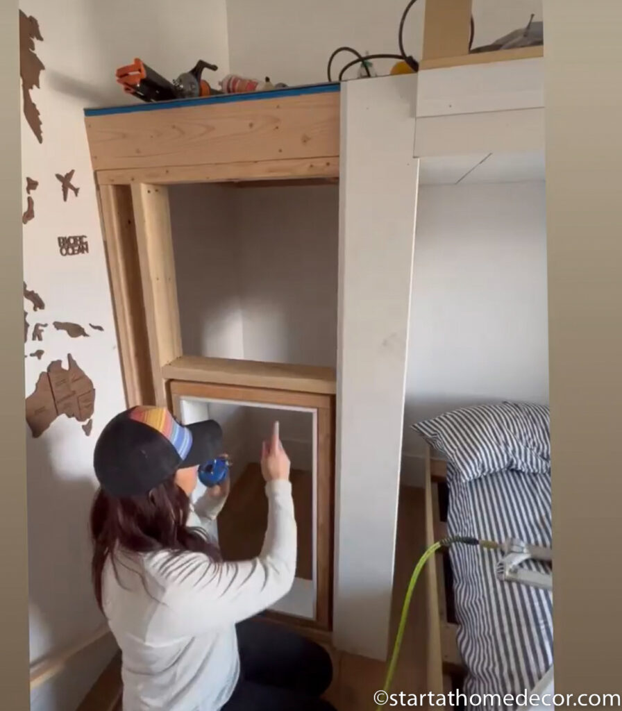 17 Easy Steps for a DIY Built-in Bunk Bed - Start at Home Decor