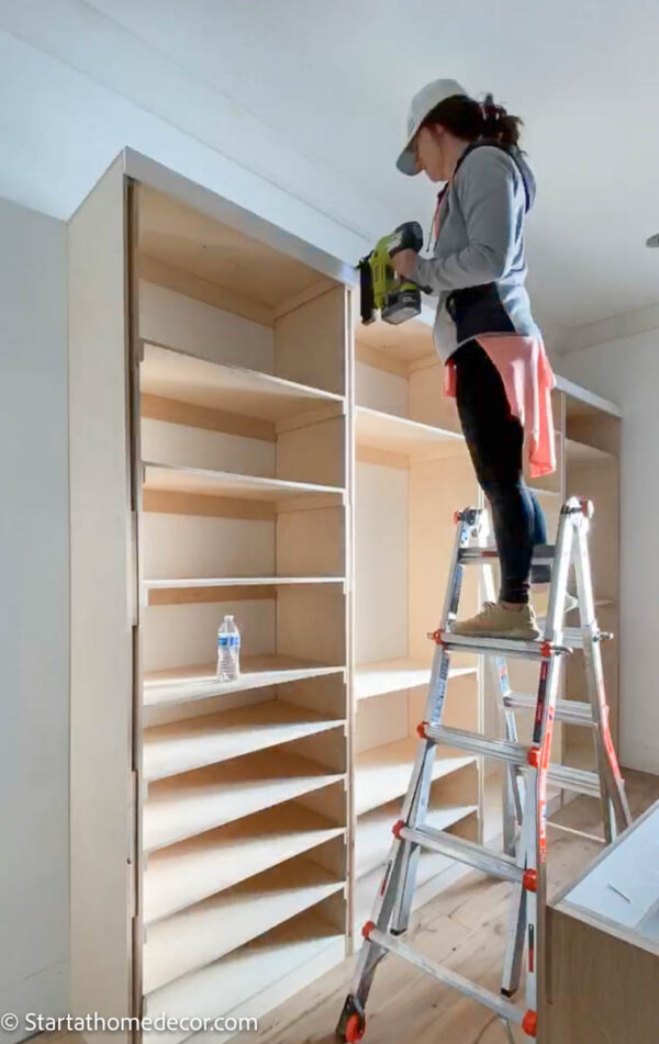 How to Easily Build a Custom DIY Closet with Plywood - Brooke Nicole Larsen