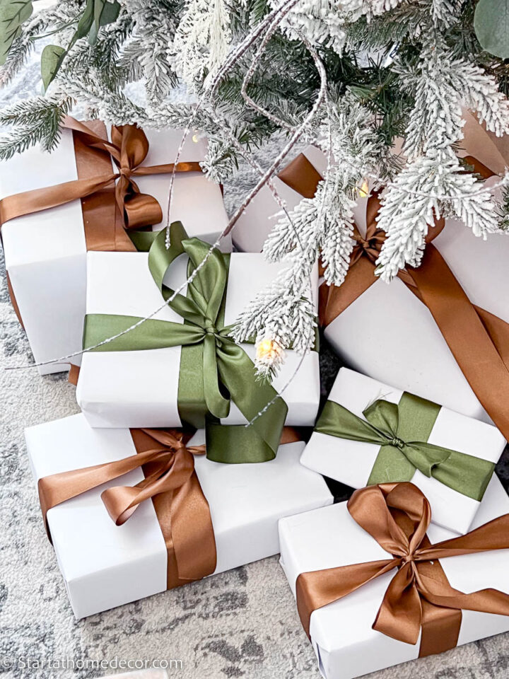 DIY Christmas Present Decorations - Start at Home Decor