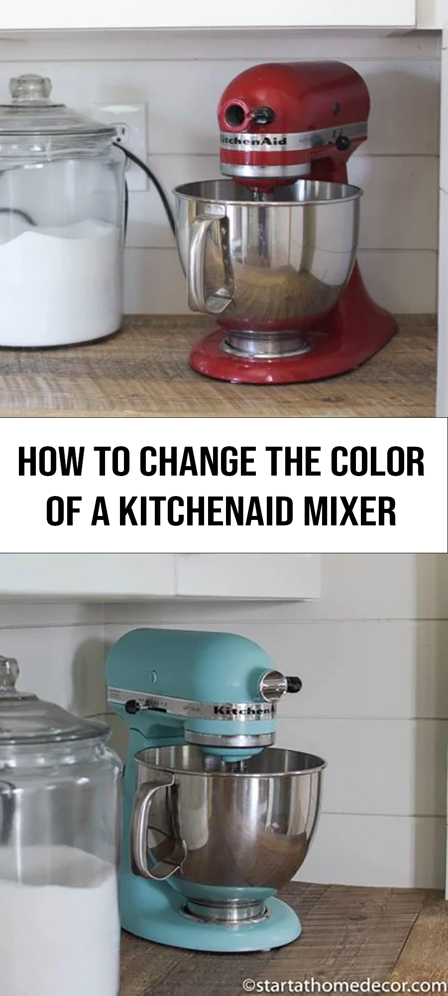 How to Change the Color of a KitchenAid Mixer