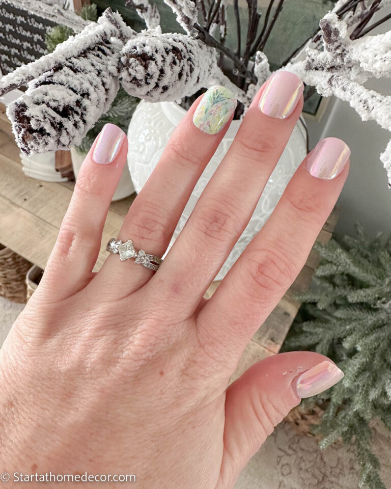 DIY Manicure with Red Aspen Nail Dashes Start at Home Decor