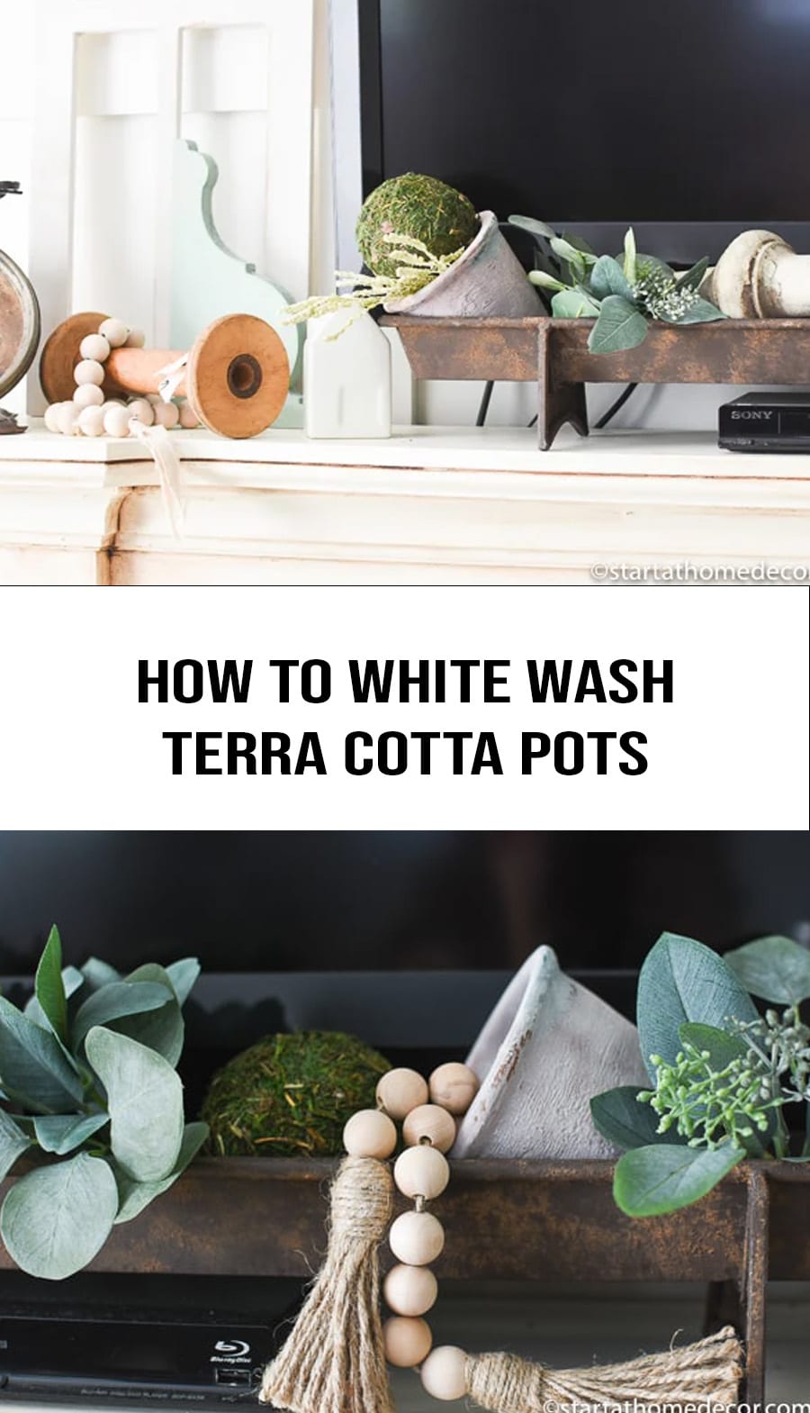 3 Easy Steps to Paint a DIY Terra Cotta Pot Whitewash - Brooke Nicole ...