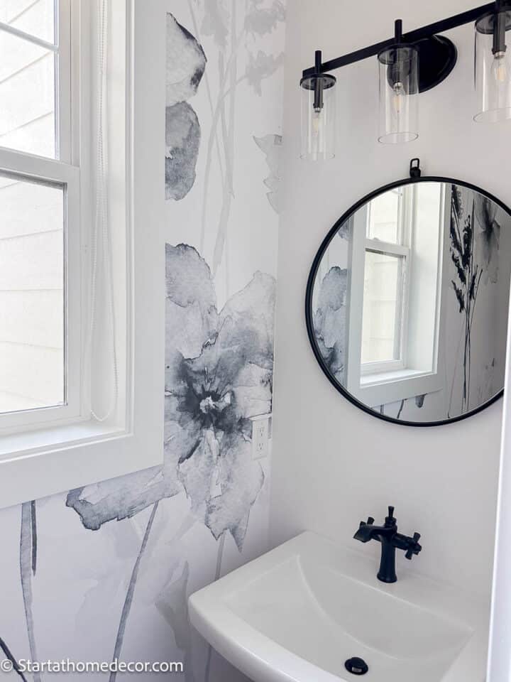Gorgeous Wallpaper Ideas for a Small Powder Room - Brooke Nicole Larsen