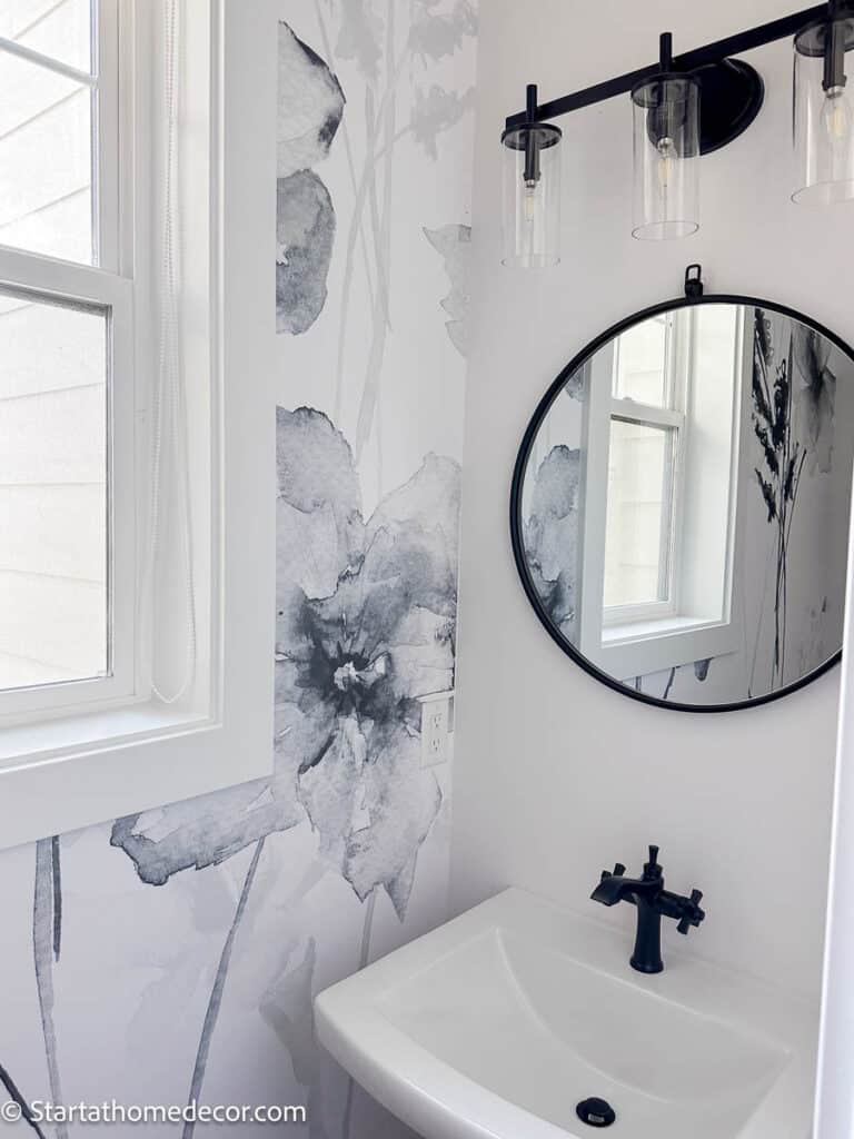 Gorgeous Wallpaper Ideas for a Small Powder Room - Brooke Nicole Larsen