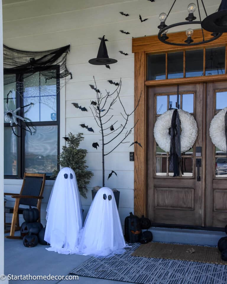 The Best Ways to Style DIY Halloween Porch Decor - Start at Home Decor
