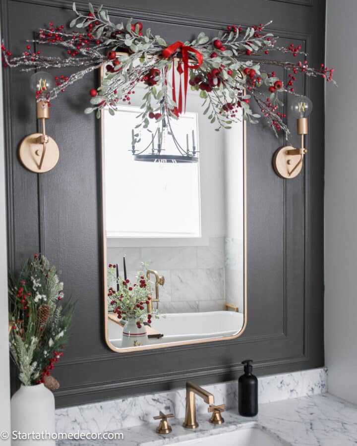 How to Create Classy Christmas Bathroom Decor Ideas - Brooke Nicole Larsen
