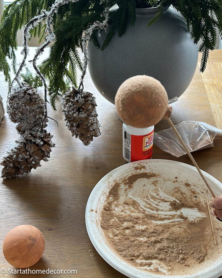 How to Make Easy DIY Velvet Christmas Ornaments - Brooke Nicole Larsen
