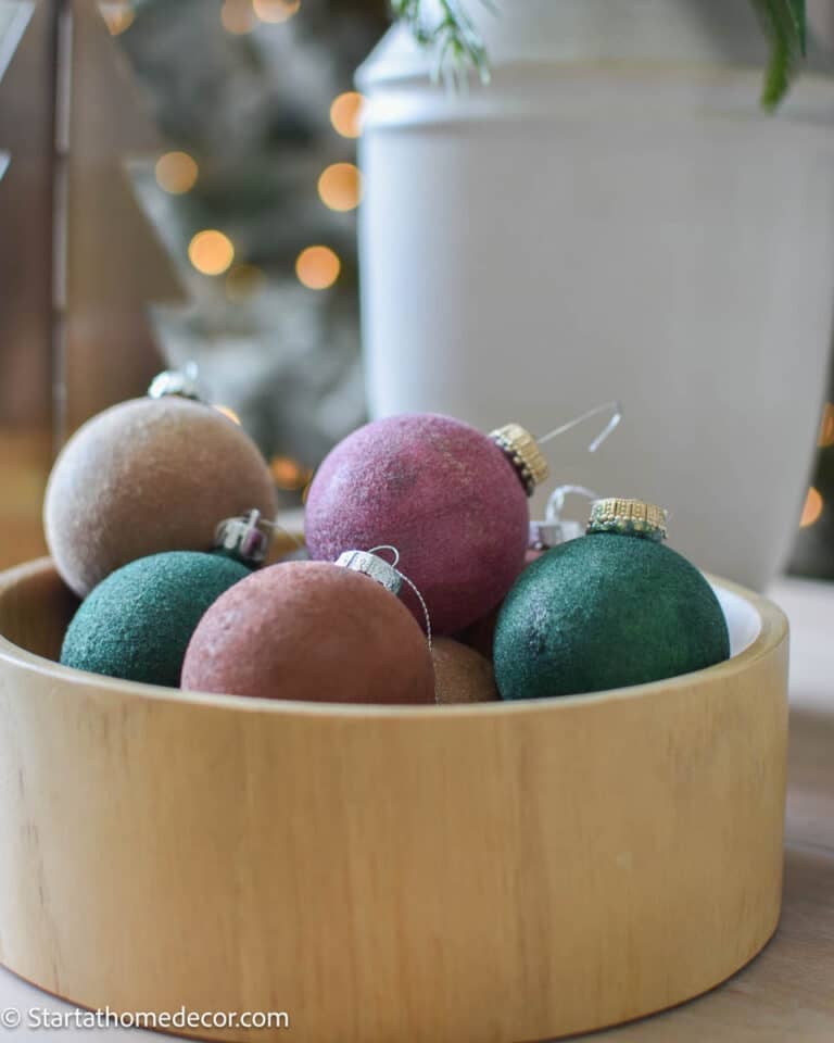 How to Make Easy DIY Velvet Christmas Ornaments Start at Home Decor