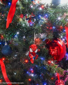 Easy Decorations for a Marvel Christmas Tree Idea - Brooke Nicole Larsen