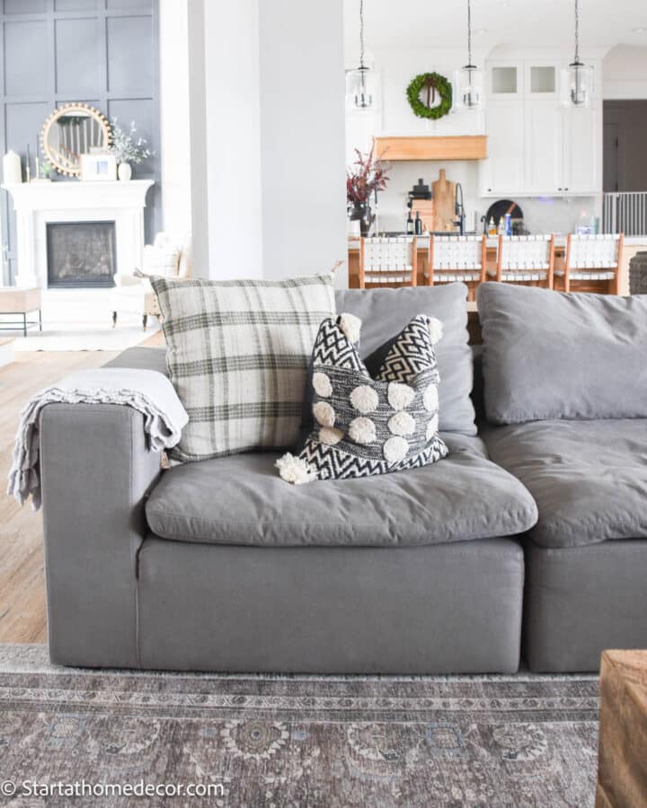 Best Ideas for Stylish Grey Couch Throw Pillows - Start at Home Decor