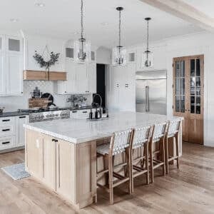 white oak kitchen cabinets