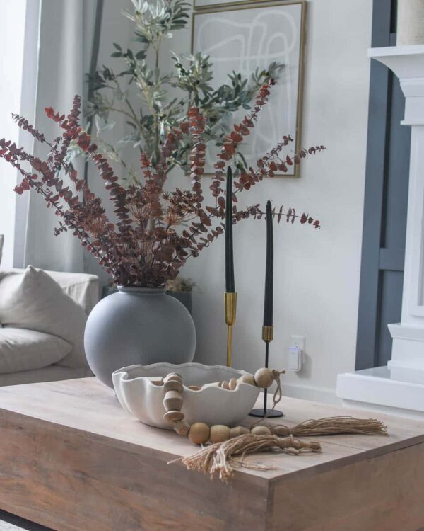 Pinterest-Worthy Farmhouse Fall Fireplace Decor in 6 Steps - Brooke ...