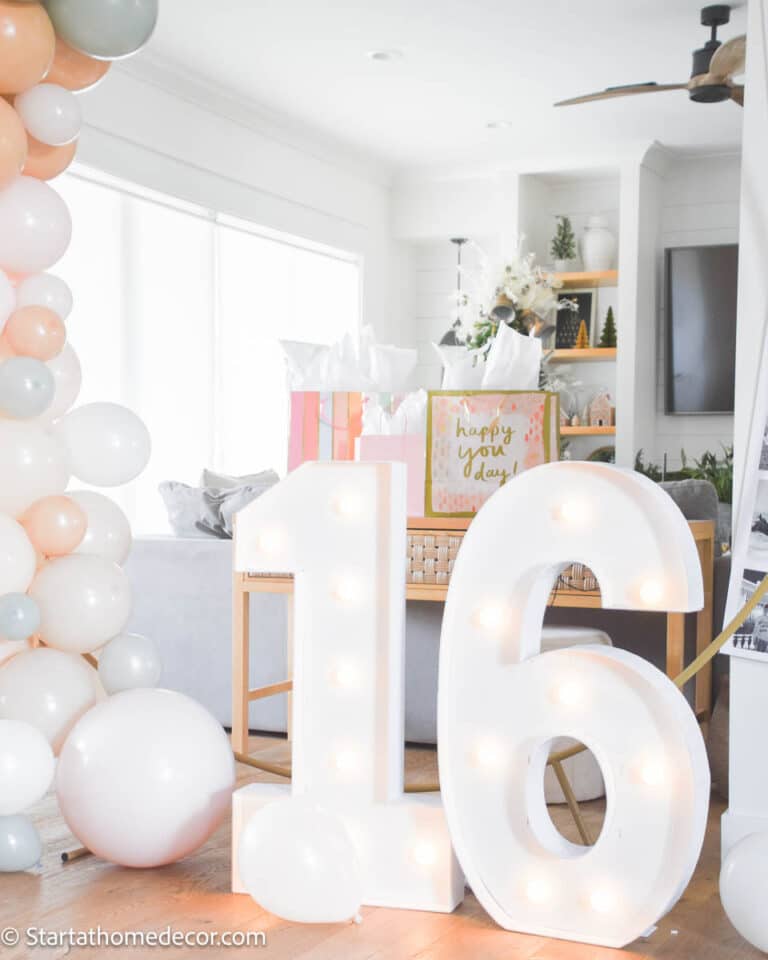 DIY Sweet 16 Party Idea Decorations That Are Easy and Affordable ...