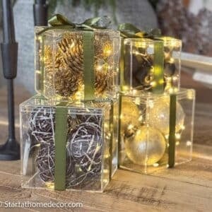 acrylic box decor