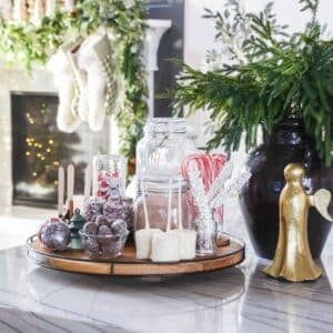 hot cocoa bar centerpiece