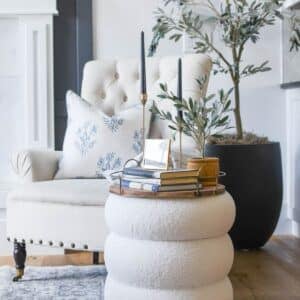living room pouf