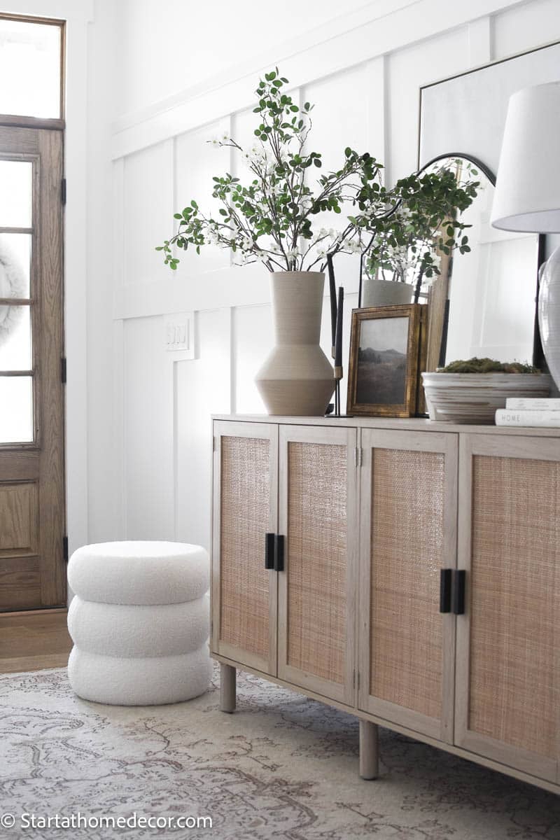 entryway pouf