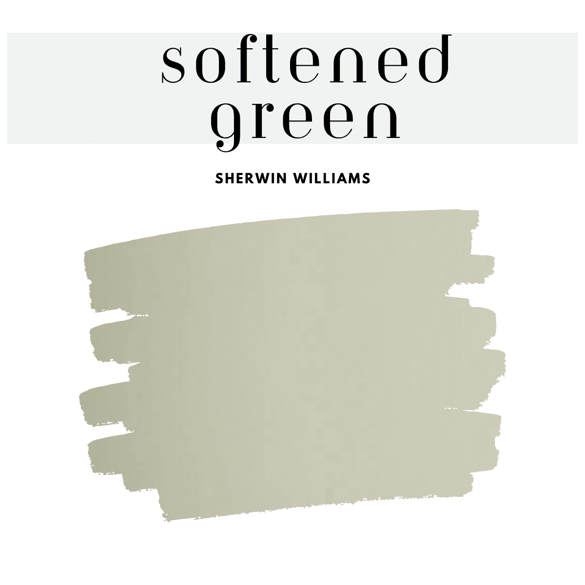 softened green