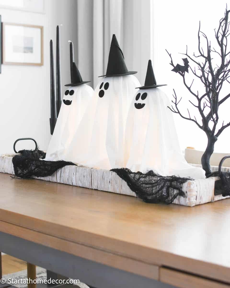 sheet ghost centerpiece 