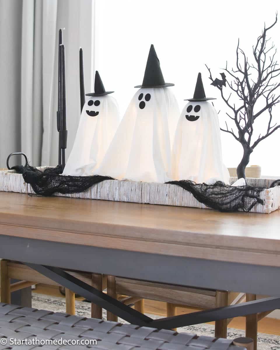 sheet ghost centerpiece