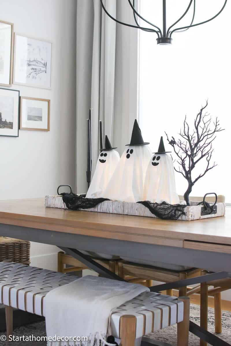 sheet ghost centerpiece 