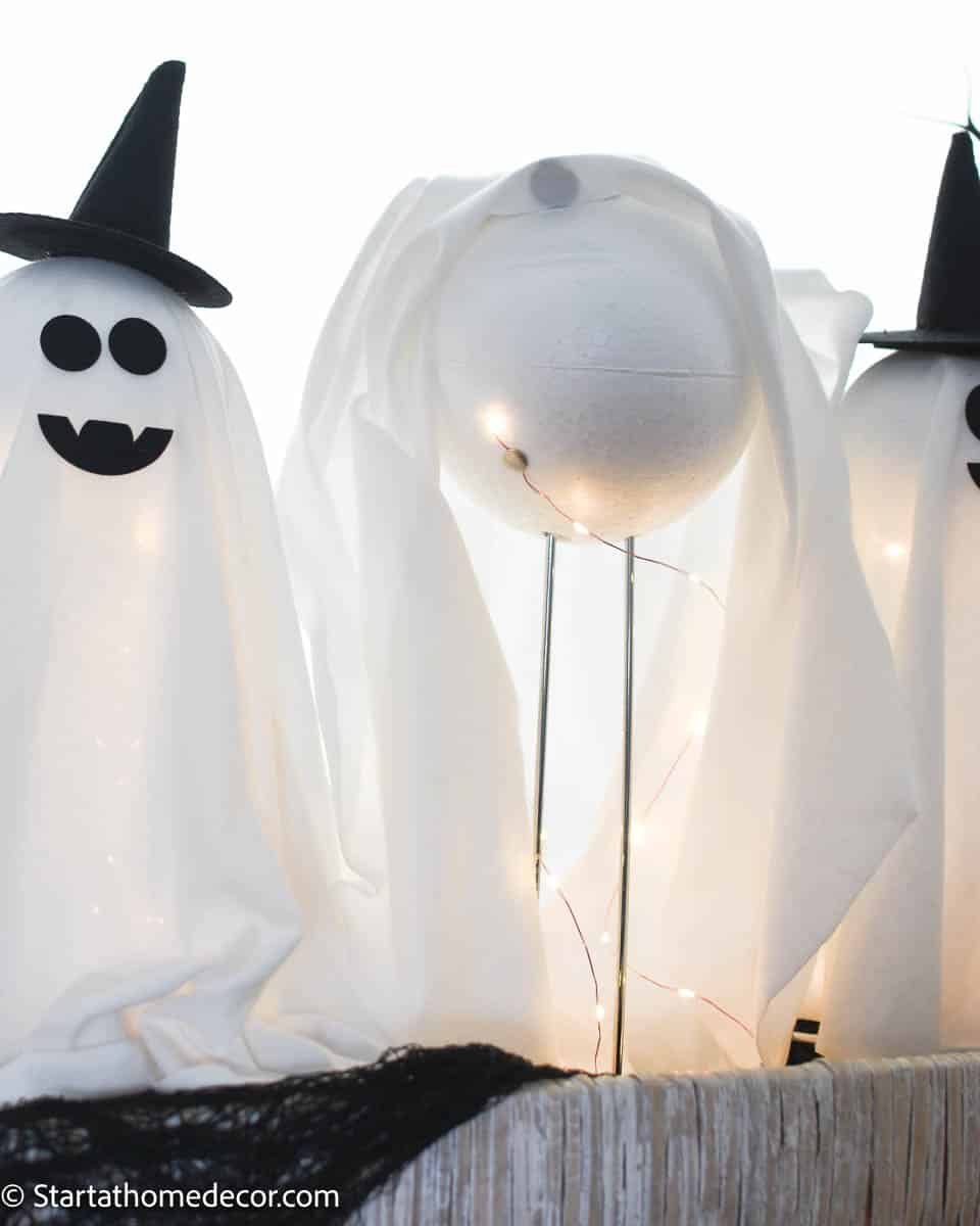 sheet ghost centerpiece 