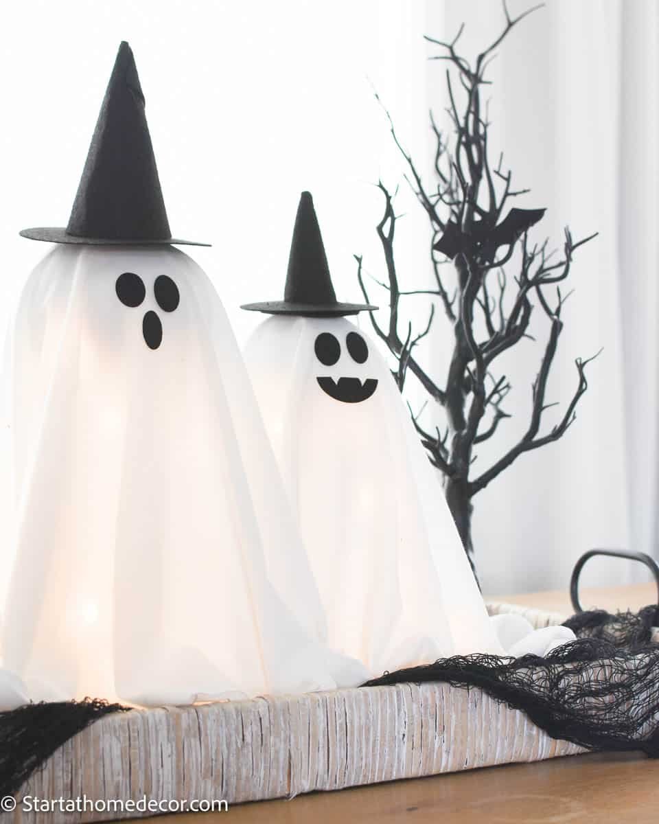 sheet ghost centerpiece 