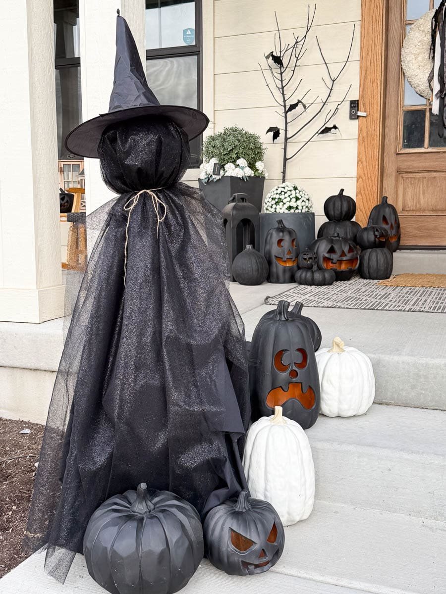 front porch witch decor