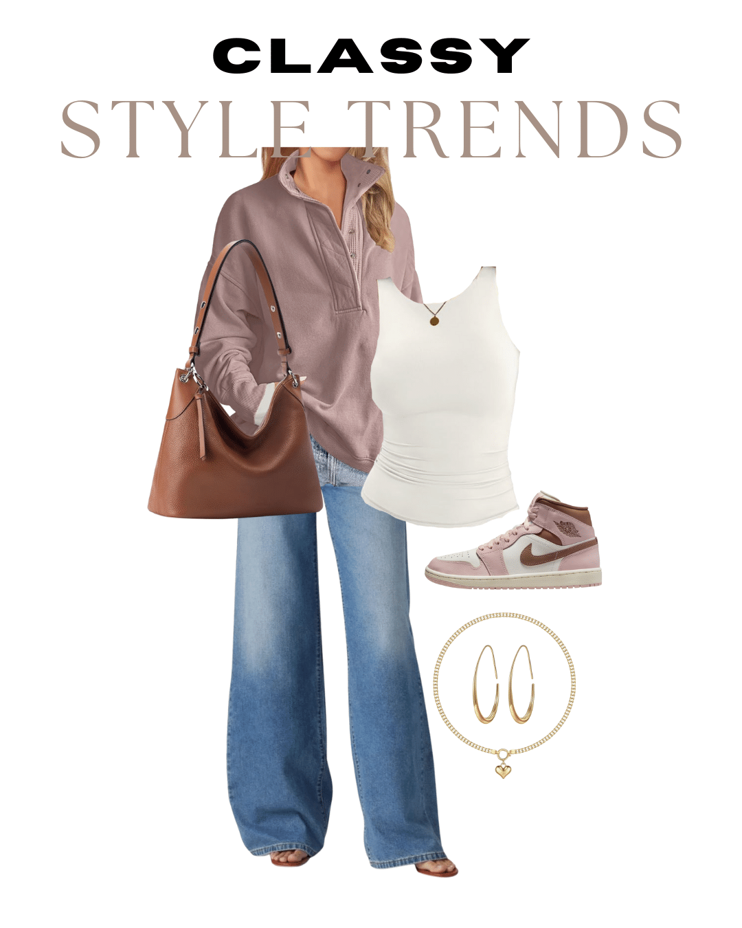 pullover and nike dunks