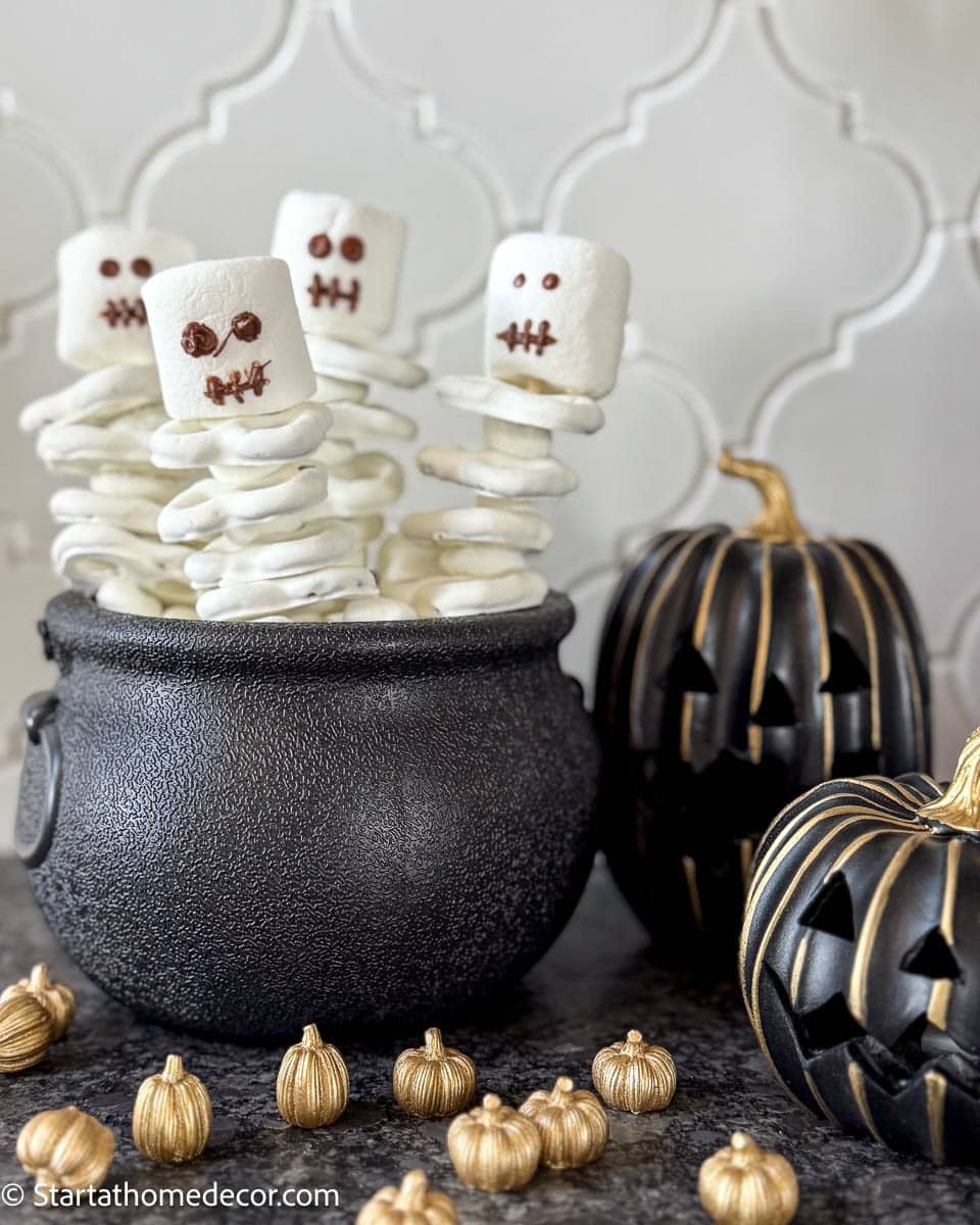 marshmallow skeletons