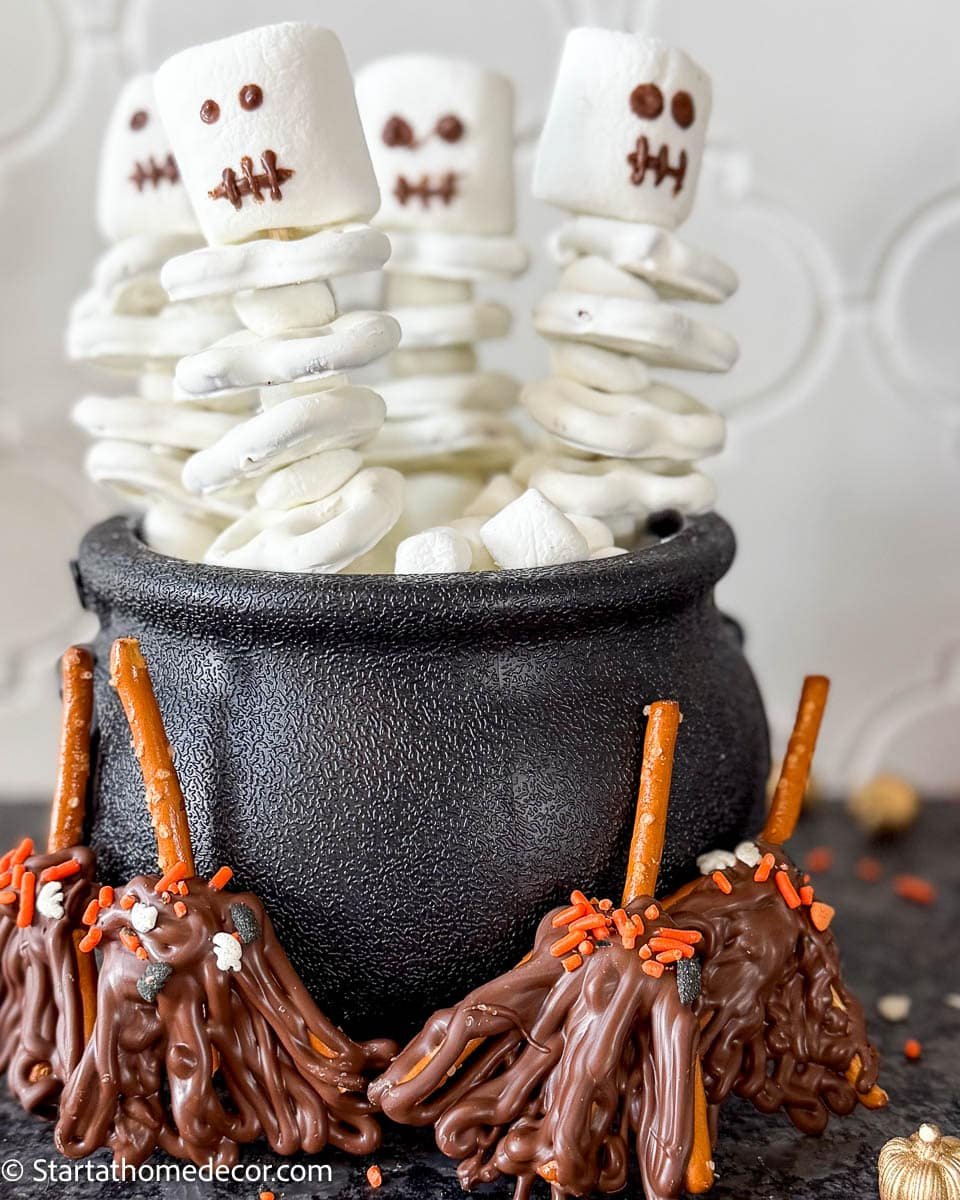 marshmallow skeletons