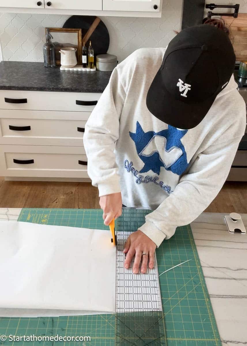 cut iron interfacing