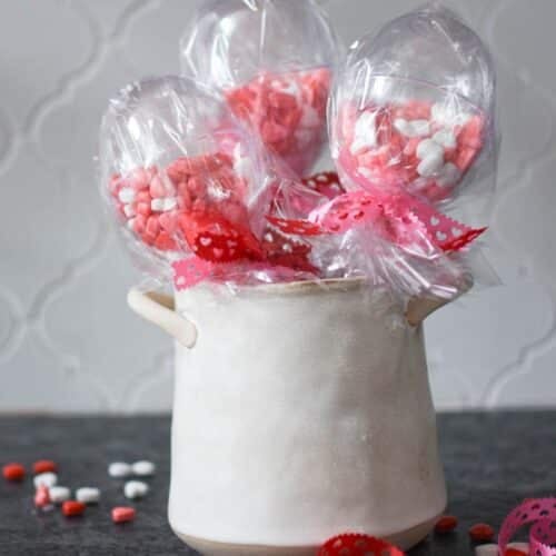 valentine's lollipop