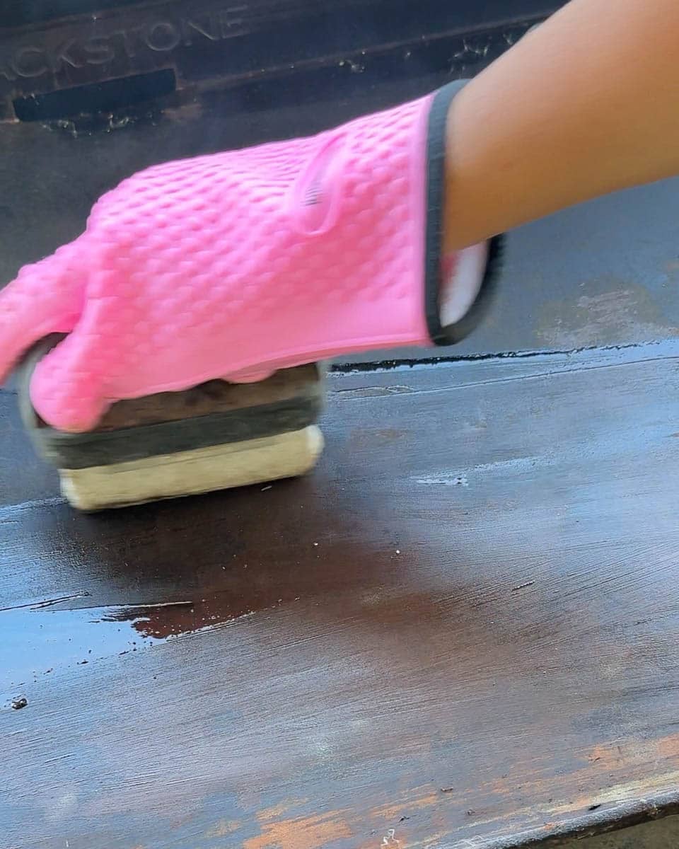rust on a blackstone