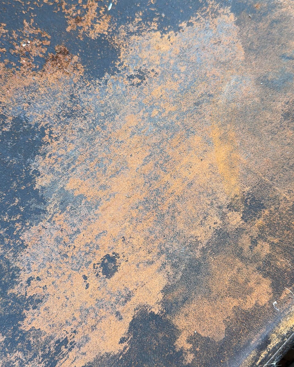 rust on a blackstone