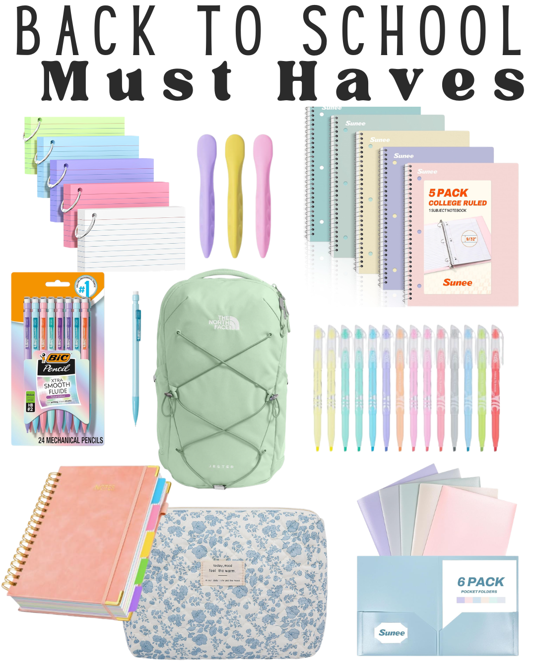 pastel back to school finds